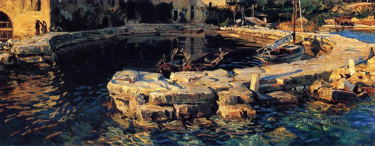San Vigilio Lake Garda John Singer Sargent Oil Paintings